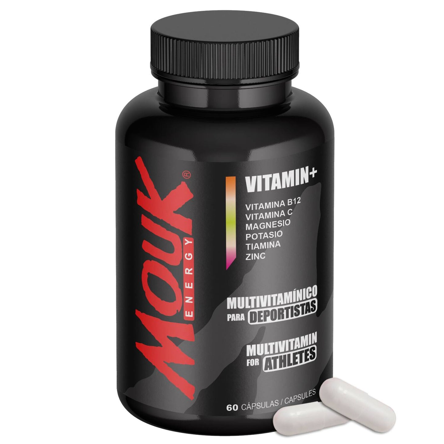 Pack Xterra: 5 Geles Energéticos Cafeína | Multivitamínico 60 Cápsulas