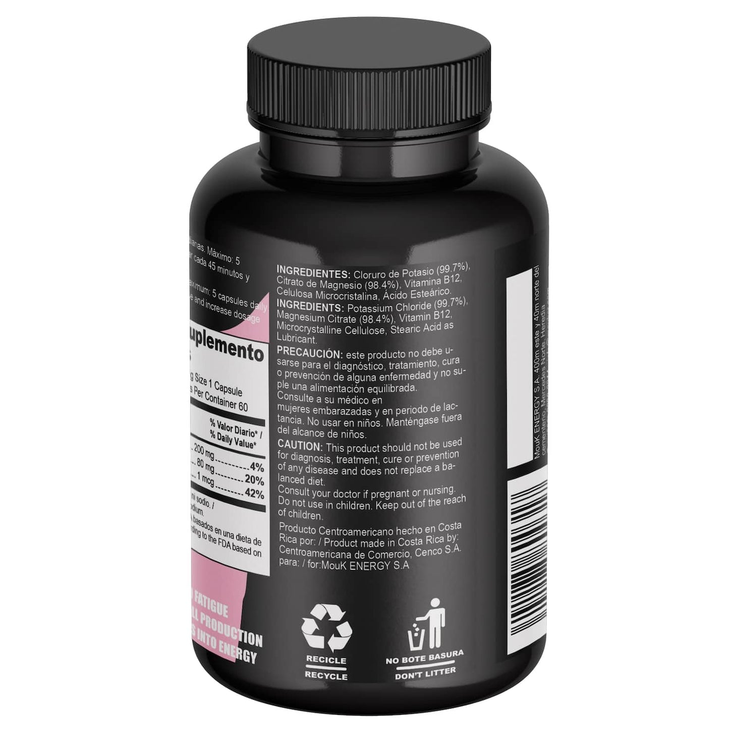 MOUK Essentials: Vitamina B12 | Magnesio | Potasio