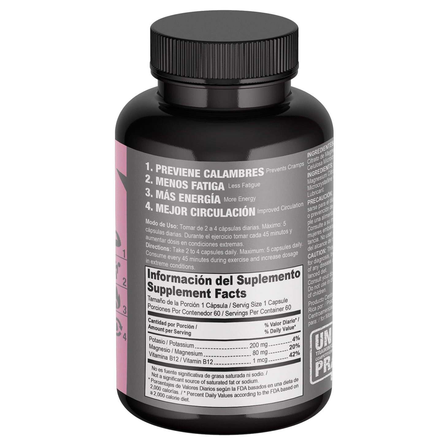 MOUK Essentials: Vitamina B12 | Magnesio | Potasio | 60 cápsulas