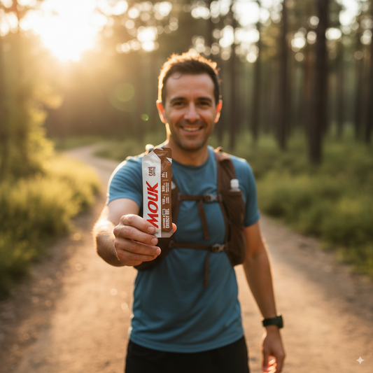 MOUK Orange Flavor Energy Gel | 75mg Caffeine | Gluten Free