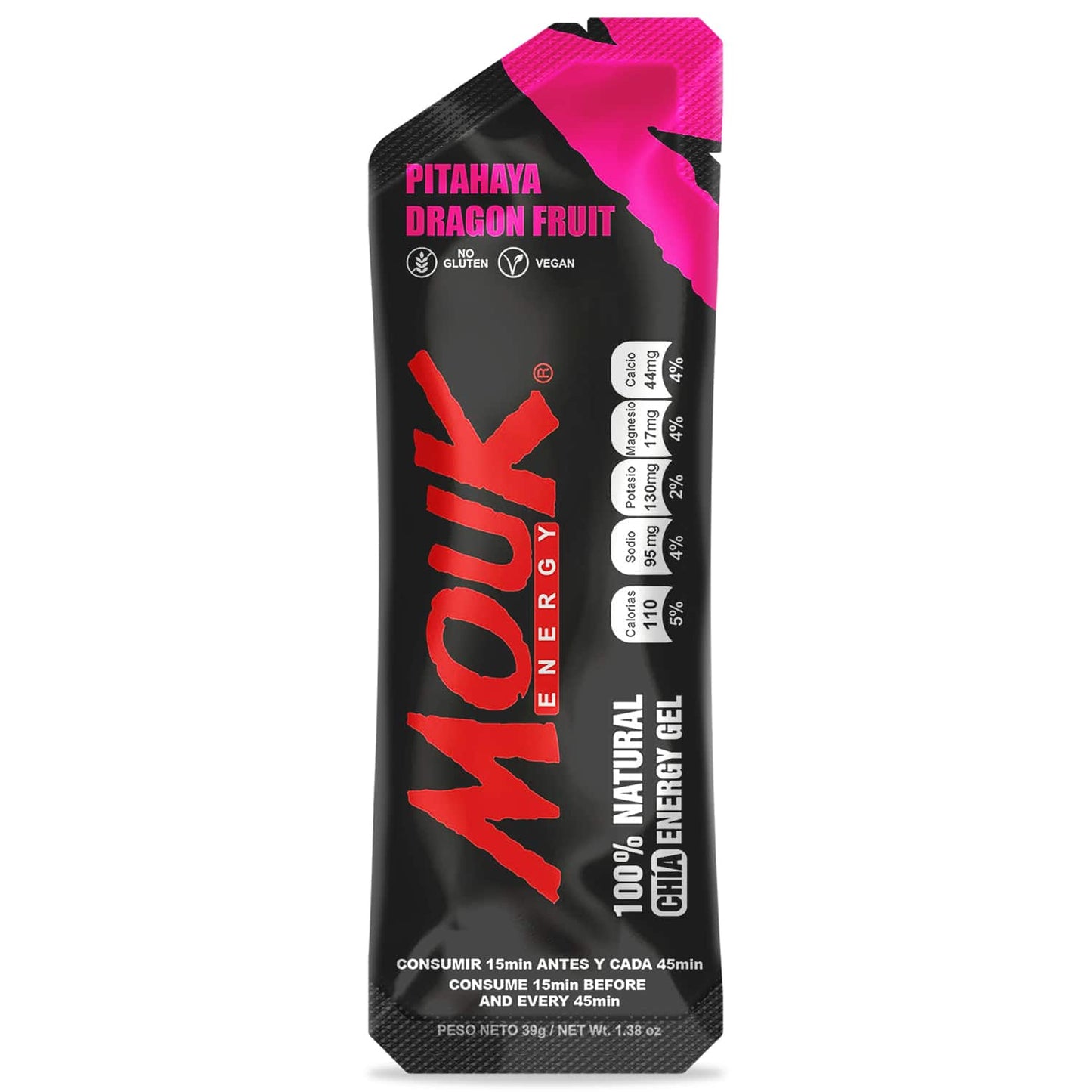 Pack Fondo: 5 Geles Energéticos Variados | 4 Cápsulas de Mg, K y Vitamina B12