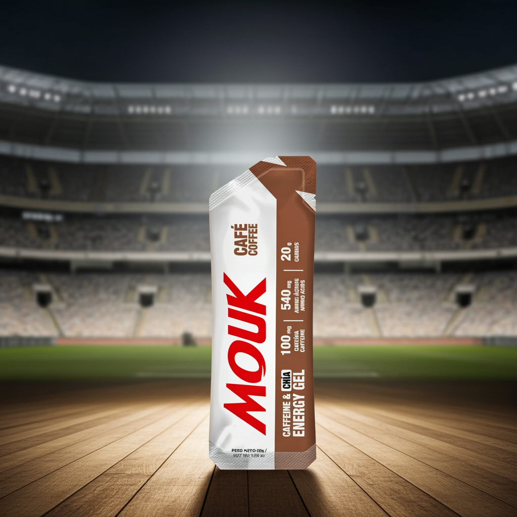 Gel Energético MOUK Sabor Café | 100mg Cafeína | No Gluten