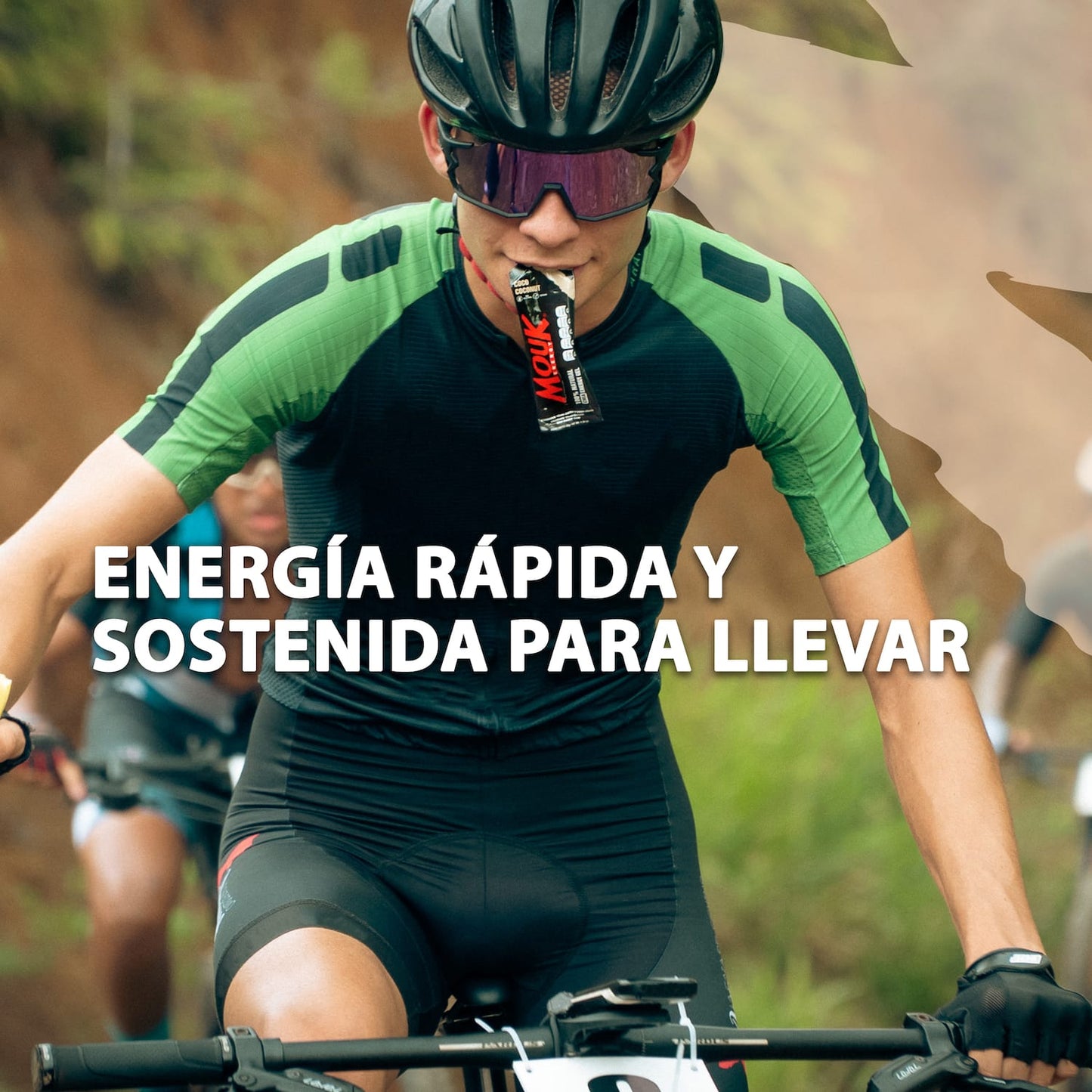 Gel Energético MOUK Sabor Coco | Natural | No Cafeína | No Gluten