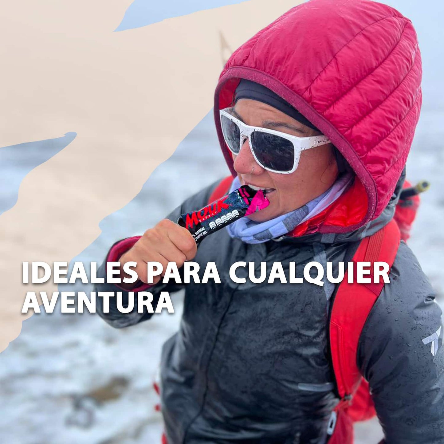 Gel Energético MOUK Sabor Coco | Natural | No Cafeína | No Gluten