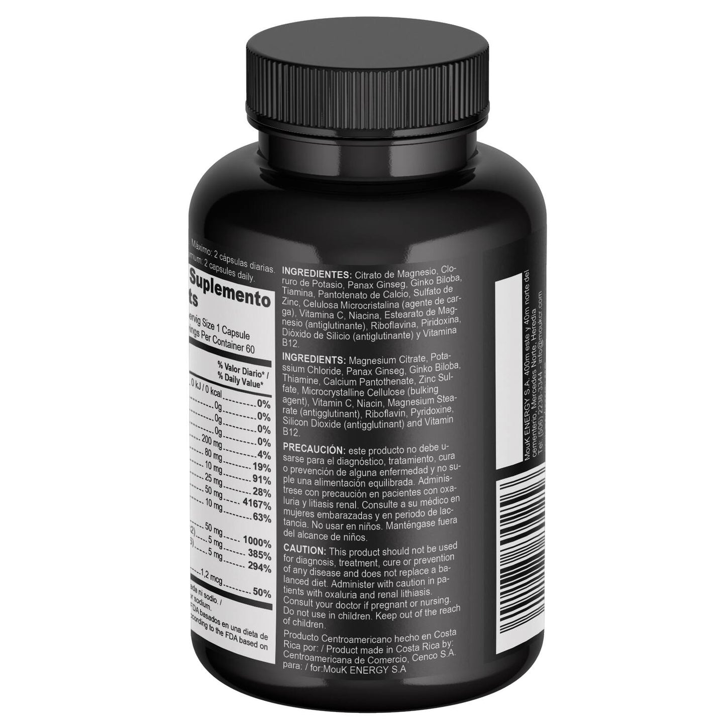 Multivitamínico para Deportistas MOUK VITAMIN+ | 60 Cápsulas