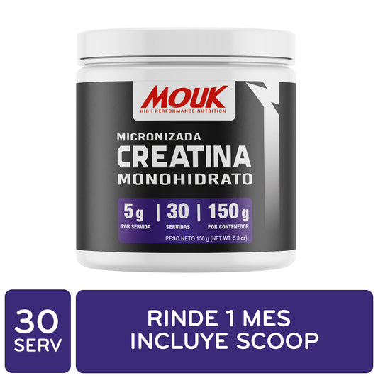 MOUK Micronized Creatine Monohydrate | 30 Servings - 150g
